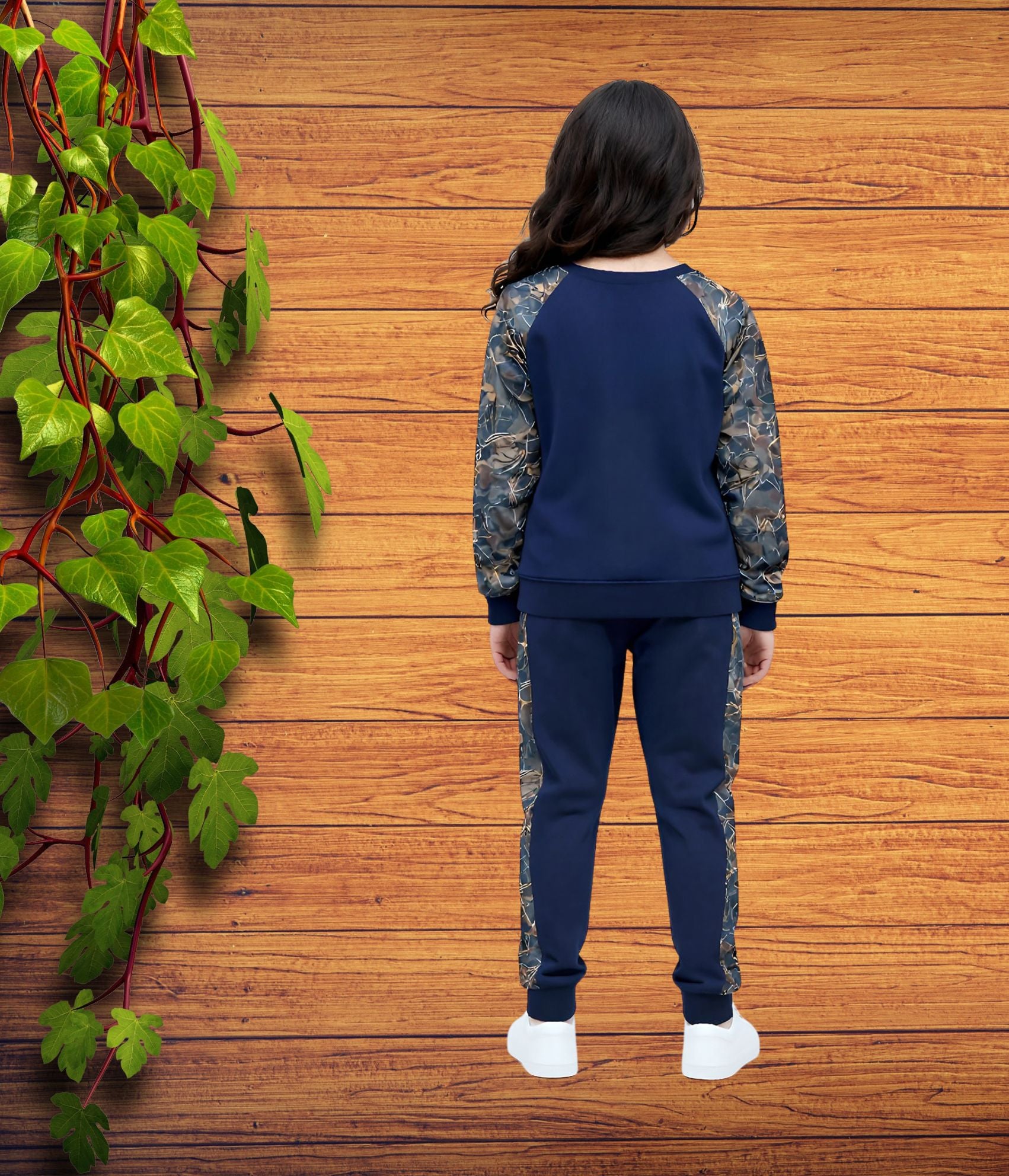 Kids Fleece Crew Neck Sweatshirt with Trouser| Winter Wear | Regular Fit