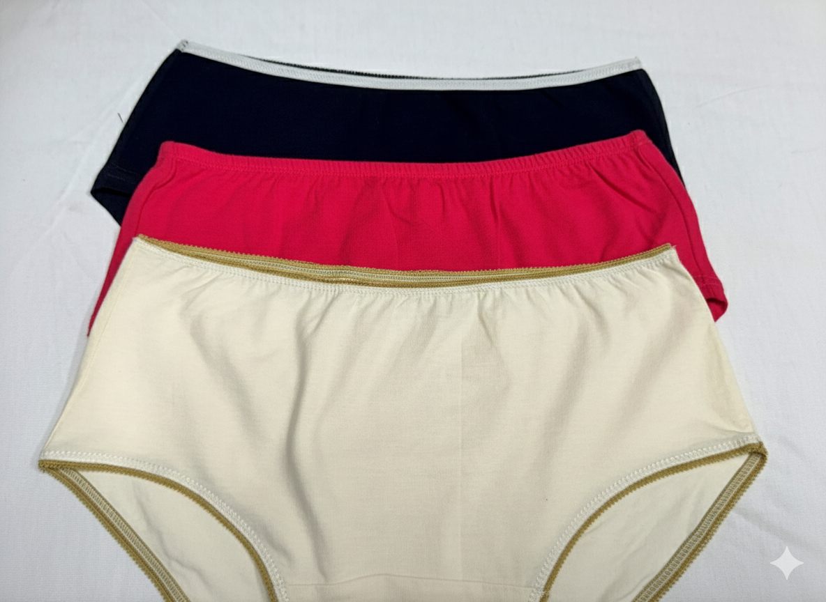 Pack of 3 Cotton Brief for Women – Comfortable Underwear